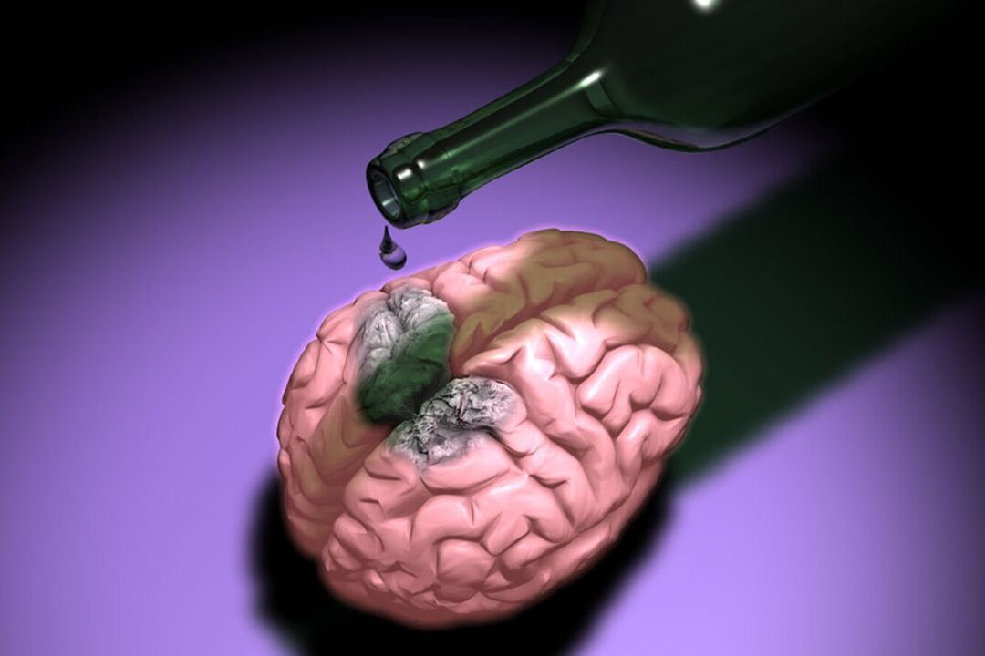 comment l'alcool affecte le cerveau