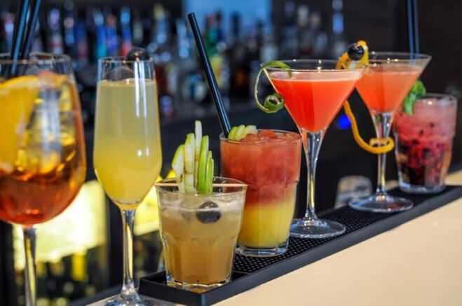 Cocktails alcoolisés